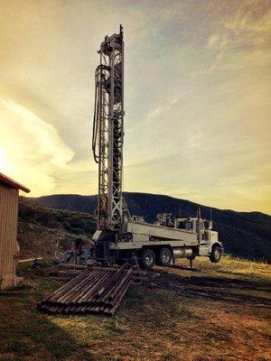 Deep well job site in Capistrano.