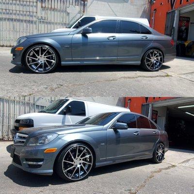 BMZ C CLASS ON 20" INCH EURO RACING WHEELS