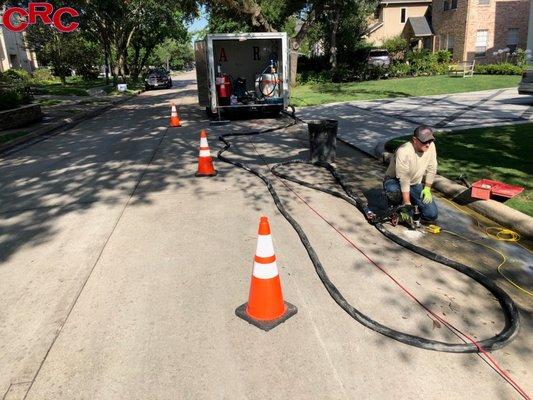 Lifting a street