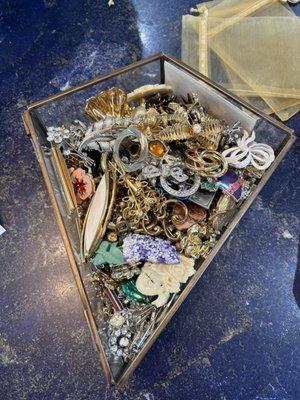 $10 bargain brooch bin