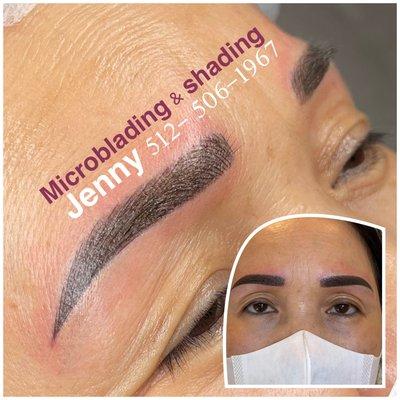 Microblading & shading brows