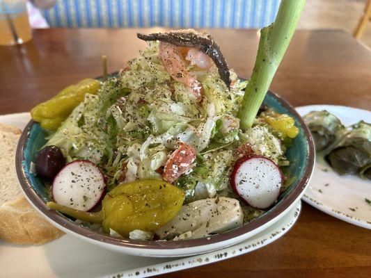 Traditional Greek salad