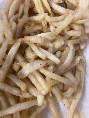 Undercooked fries