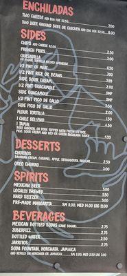 Menu other