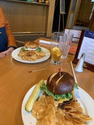 Medalist Burger and Grilled Chicken Sandwich