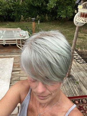 Silver metallic color