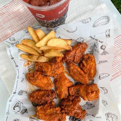 Dash In always has fresh, hot wings - 24/7!