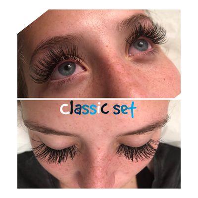 Classic eyelashes extension