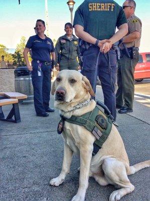 Coffee with a Cop 4/10/19 With K9 Smokey!