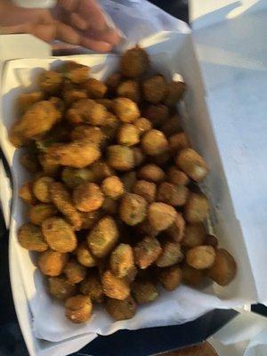 Fried okra