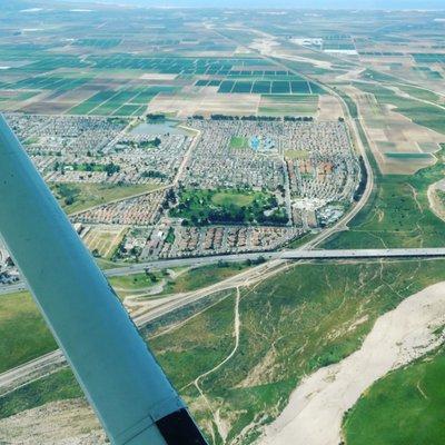 Over Santa Maria, CA