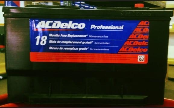 We just got plenty of AC Delco batteries in stock. Give us a call for our unbeatable prices.