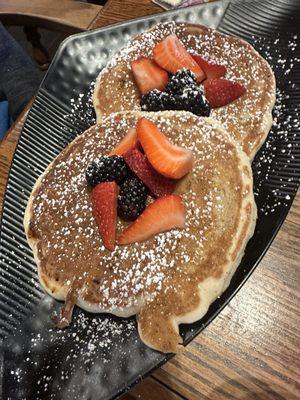 Pancakes with fruit