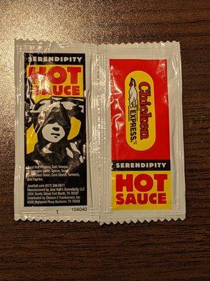 Hot sauce packets