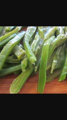 Great nopales (cactus) & carne asada!