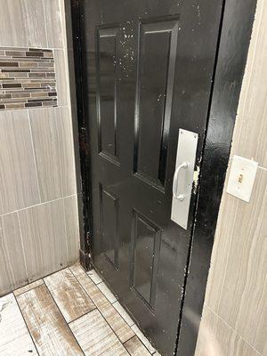 Bathroom door