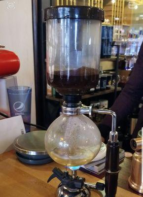 Siphon coffee