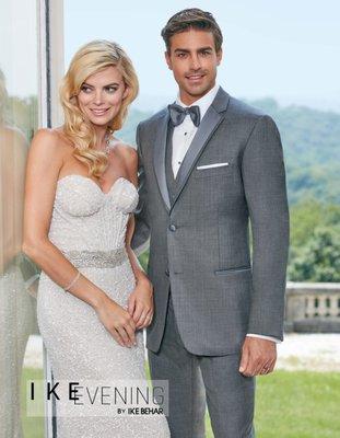 Grey Tux, slim fit from Ike Behar