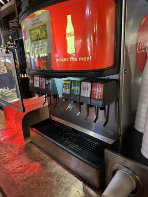 Soda Machine with free refills