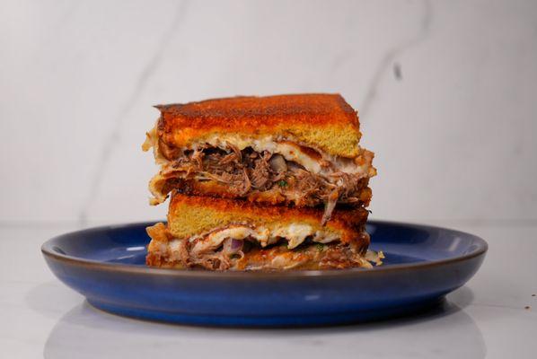 LaPatronaCMX Birria Grilled Cheese