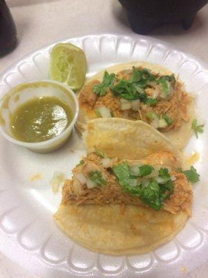 Chicken tacos