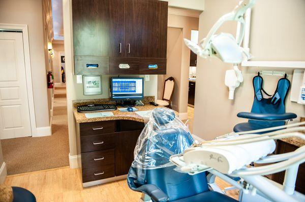 Lakeshore Family Dentistry treatment room.