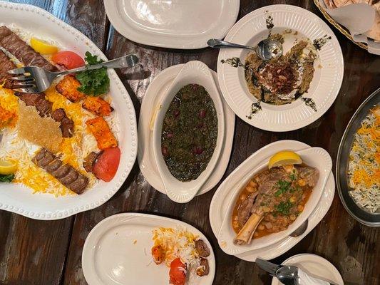 Ghormeh Sabzi, Family Tour, Lamb Shank, Villagio Eggplant