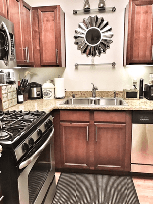 Kitchen area in 1122 sqft Loft