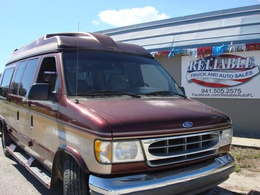 1995 Ford LA West High Top Conversion Van
Only $1,800.00!
Runs good! Cold AC! Great price!