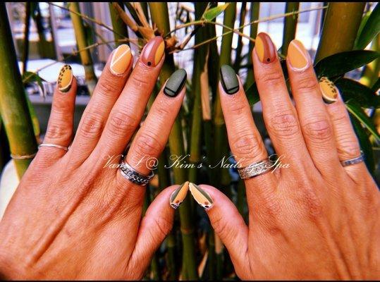 Nails by VANL # Kim's Nails & Spa # North Park San Diego ‍