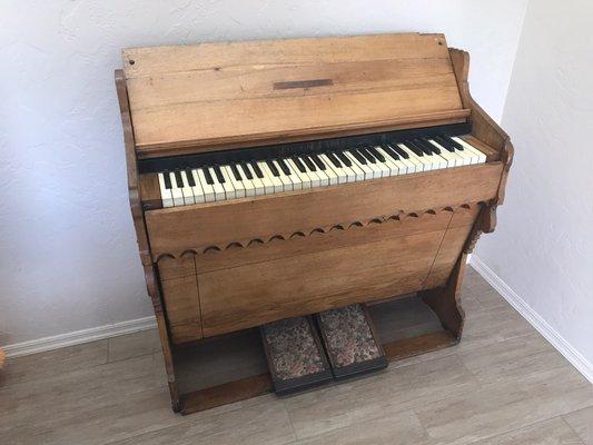 120 yr old Farrand & Votey pump reed organ. Yes, it works!