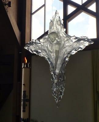 amazing glass cross