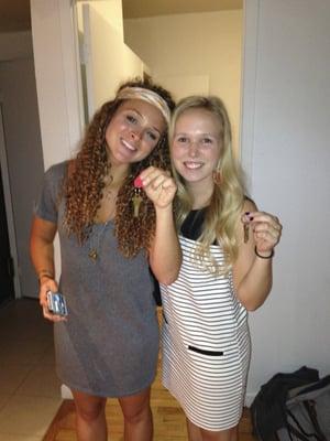 These roommates just signed their lease and received keys for their adorable two bedroom in the Lower East Side!