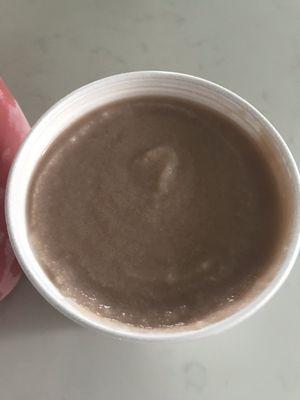 Frozen boozy goodness, chocolate flavors