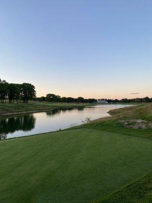 Great view! 9th hole Lake