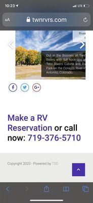 Twin Rivers Cabins & RV Park