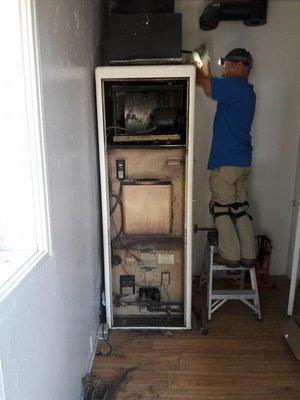 We handle most makes and models, including heaters, furnaces, Gravity, wall heaters, forced air, etc...