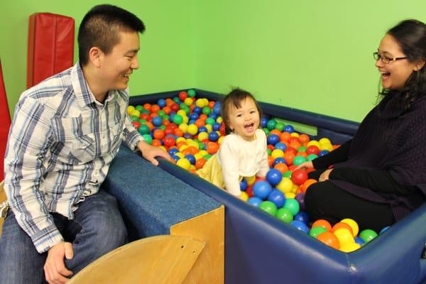 This looks like an ad, but I swear it's a real photo of my family!  :)  My 2 year old had a blast.