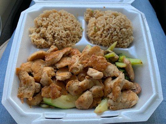 Chicken and Shrimp Hibachi