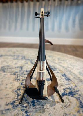 This is the Yamaha YEV-104 Electric Violin online for a while now, but now you can come into the store and see it for yourself!