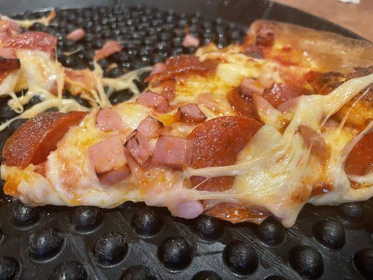 Pepperoni and Ham pizza