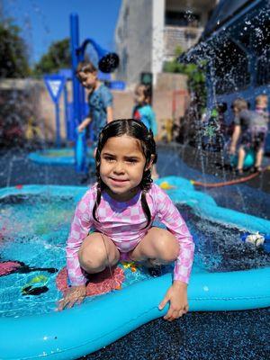 Daily water play at ABC