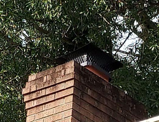 New chimney cap installed! Nice!