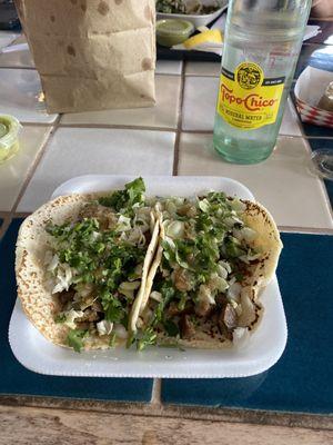 2 carne asada tacos