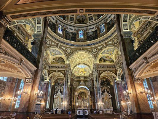 Main level of the Basilica