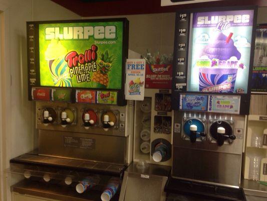 Slurped selections including 2 sugar free options