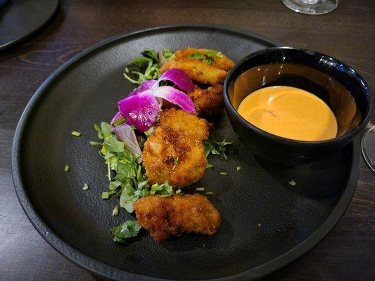 Fried oysters