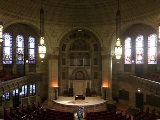 Sanctuary and altar viewed from the second level