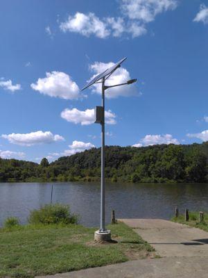 Solar LED area lighting