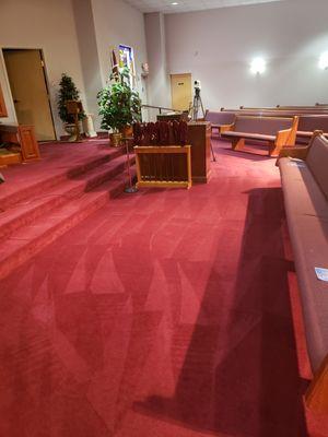 Carpet cleaning and disinfection